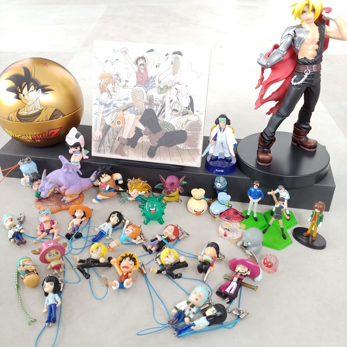 【☆1円スタート☆】ONE PIECE ワンピース DRAGONBALL ドラゴンボール 鋼の錬金術師 フィギュア ストラップ グッズ まとめ SA2301