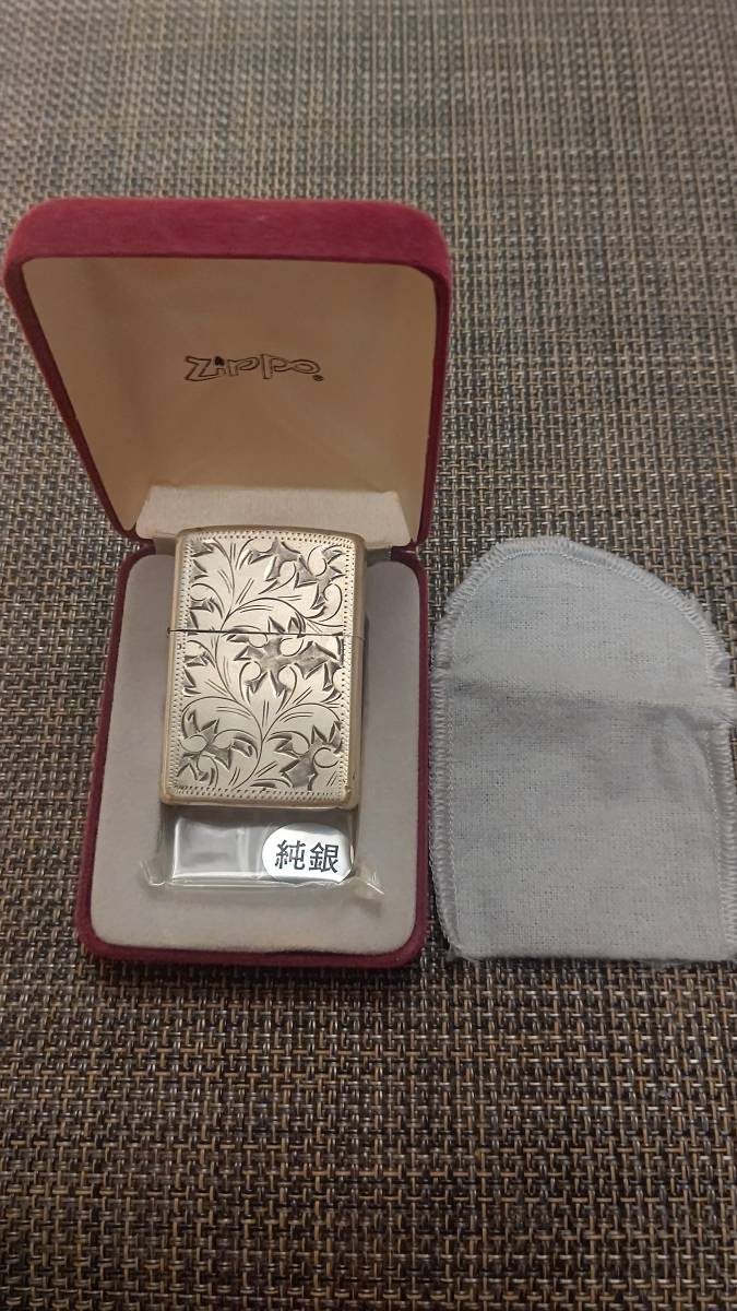 唐草 sterlingシルバー zippo