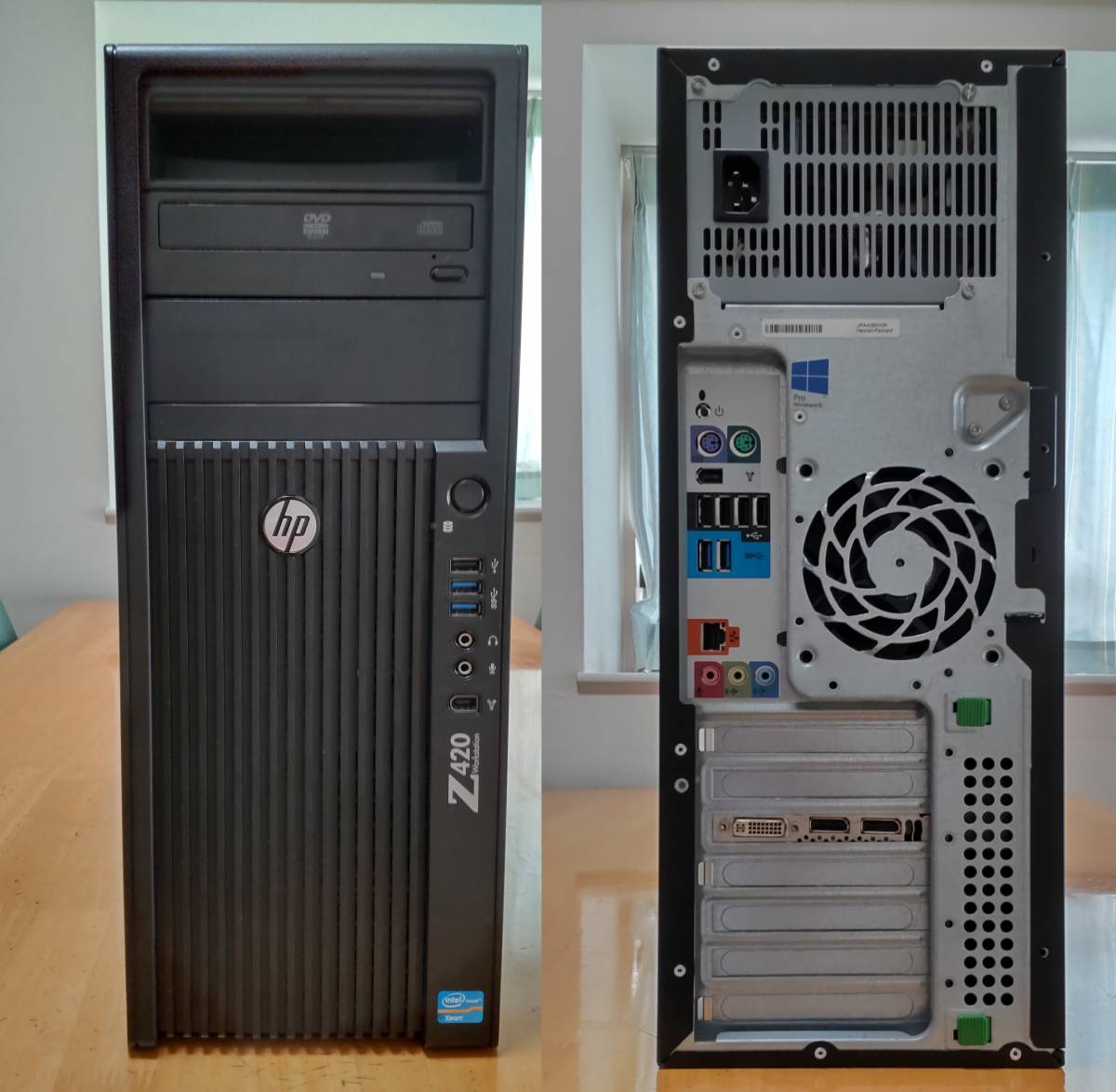HP Z420 Workstation CPU E5-1650v2 水冷CPUクーラー メモリー10GB