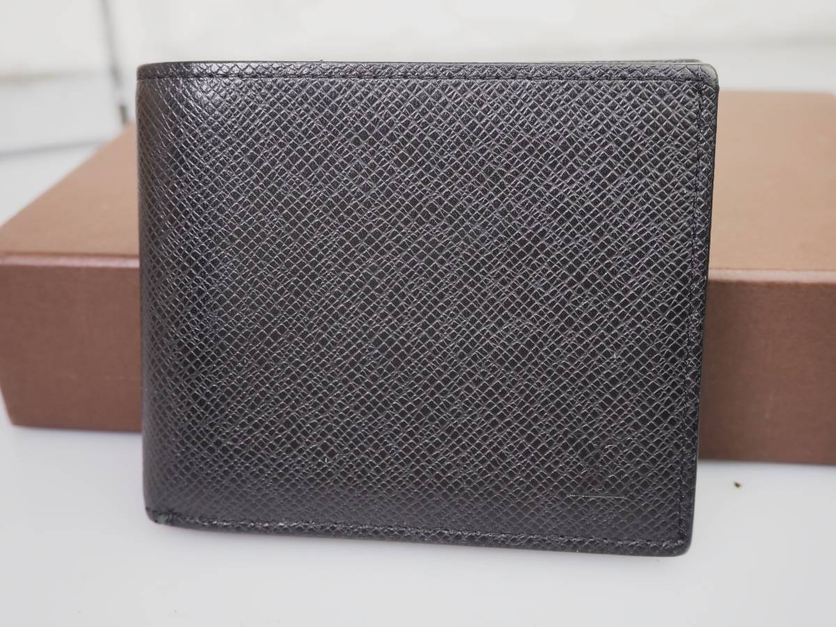 1358J【良好】正規品☆ルイヴィトン☆タイガ☆ポルトフォイユ アメリゴ