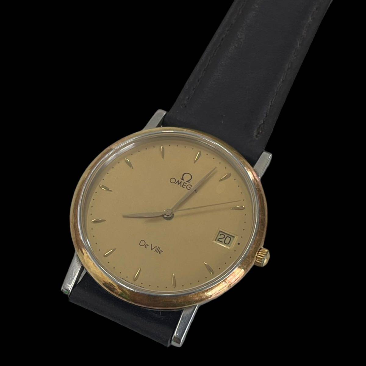 OMEGA Deville オメガ デビル 1995 25年勤続表彰記念 腕時計 東芝 
