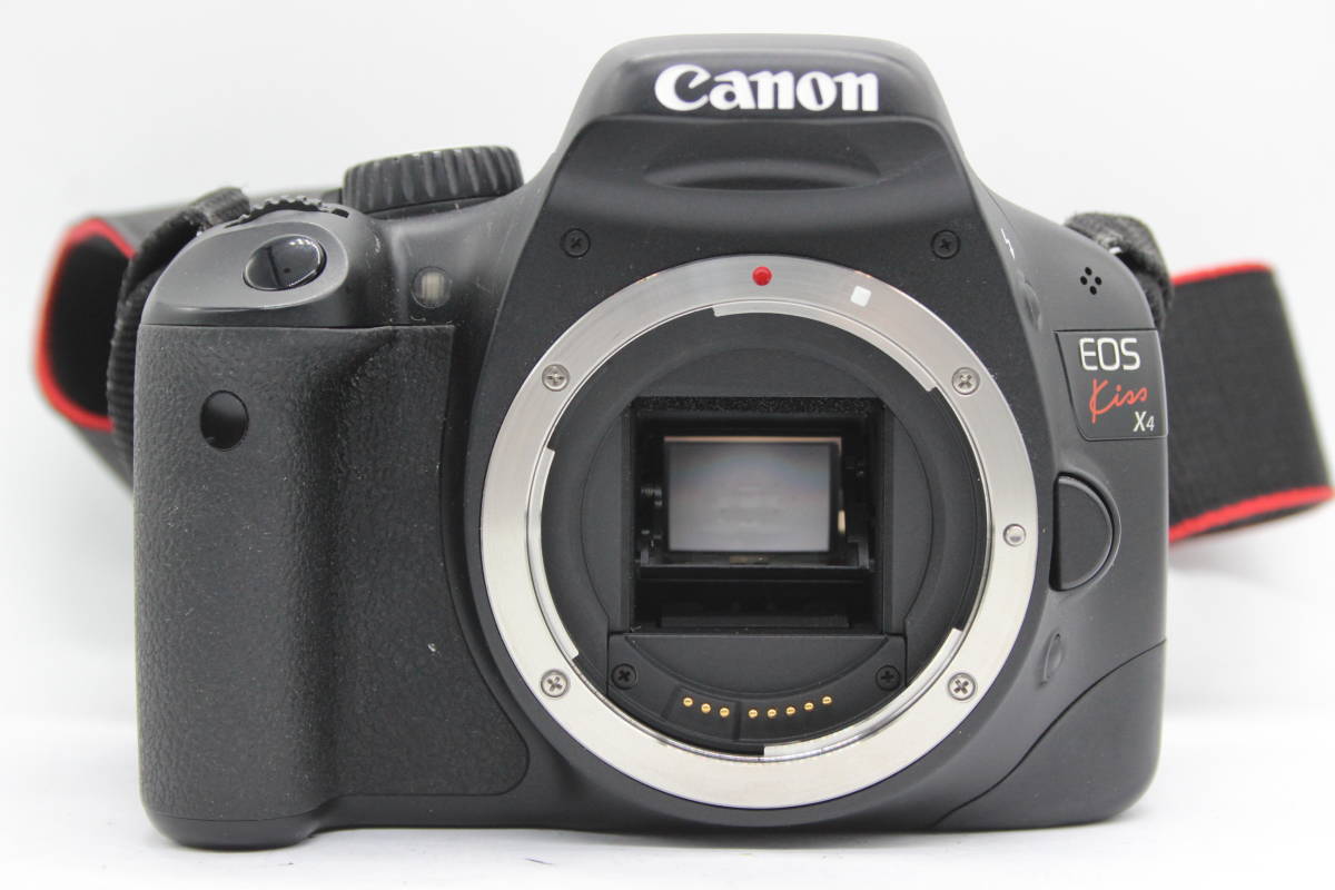 返品保証】 キャノン Canon EOS Kiss X4 EF-S 18-55mm F3.5-5.6 II USM
