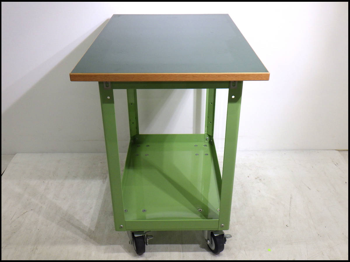 ○中古品○サカエ○軽量用天板○キャスター付き○W750×D500×H740