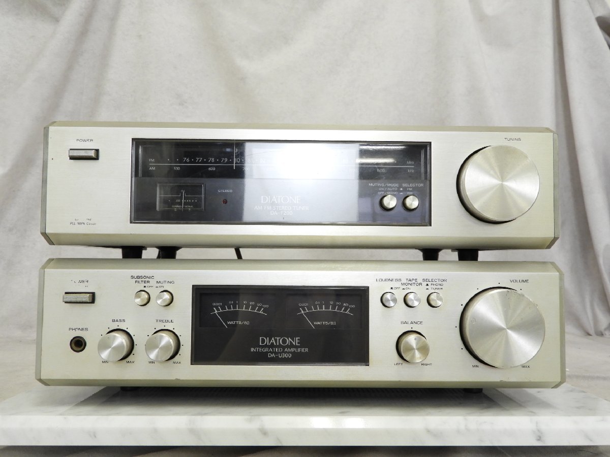 s*n様 DIATONE プリメインアンプ DA-U300 ダイヤトーン ☆ DIATONE ダイヤトーン DA-U300 プリメインアンプ / DA-F200