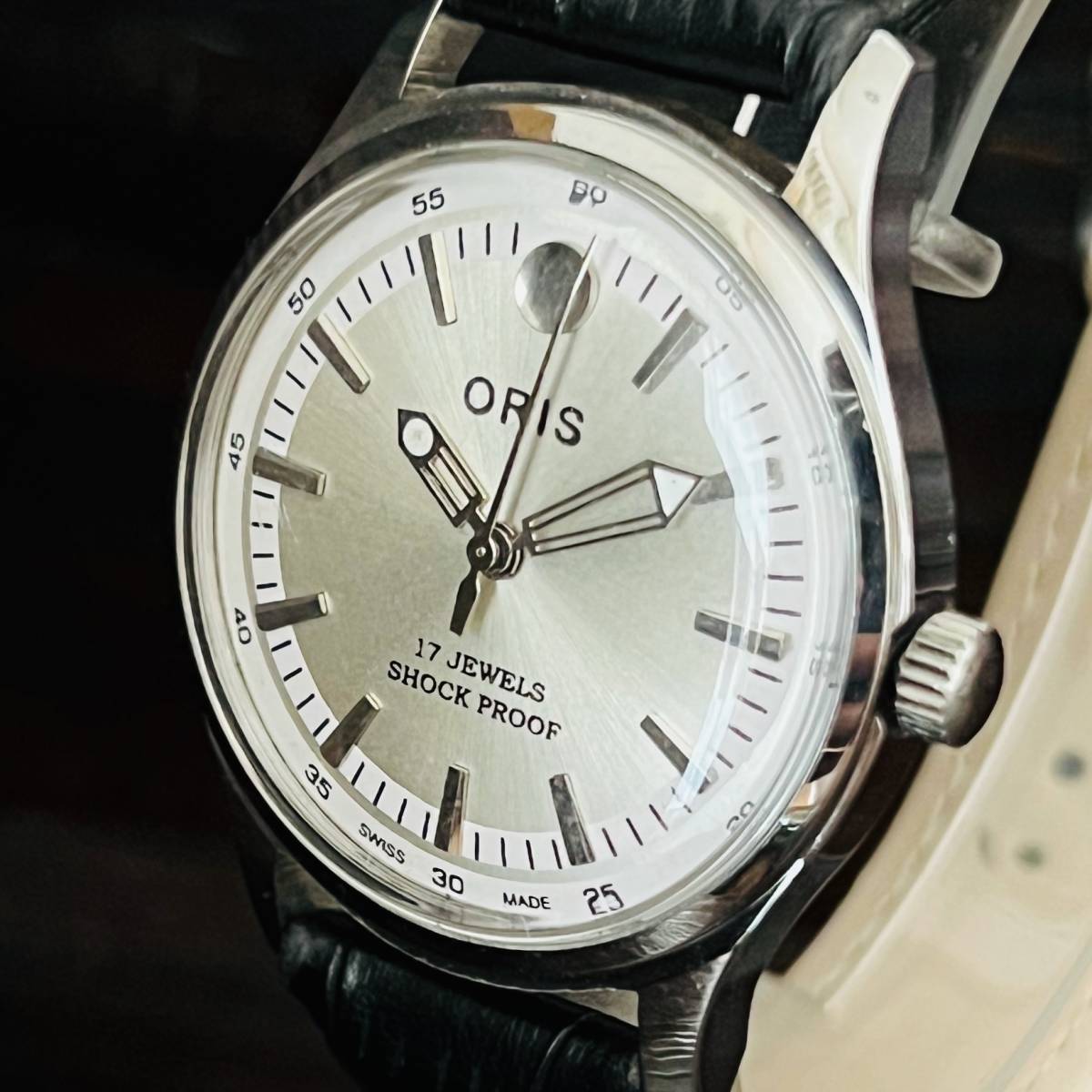 ★送料無料！ 885 動作良好 ORIS オリス 1970年 17石 38mm アンティーク腕時計 手巻き メンズ ビンテージ