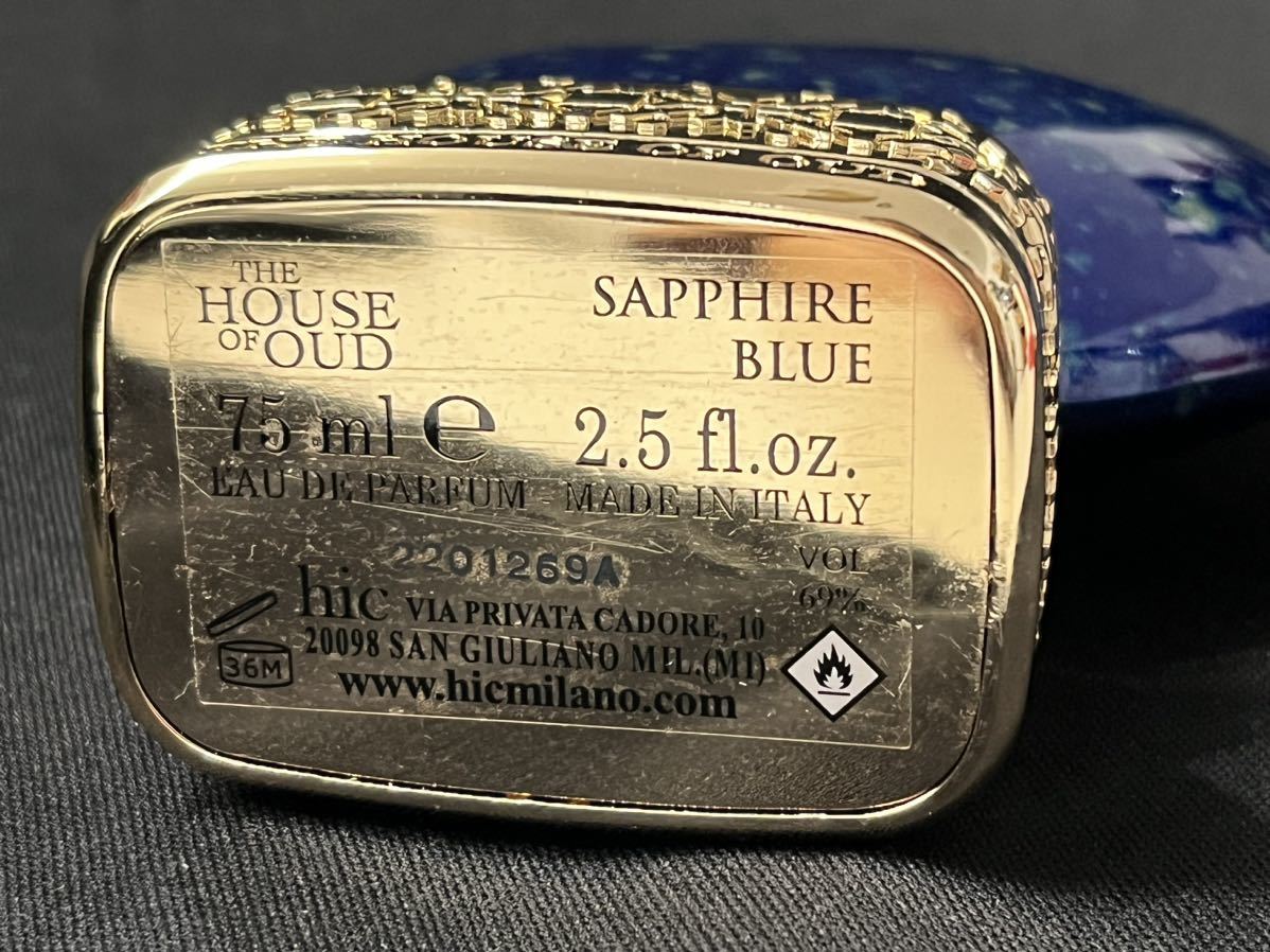 ☆新品同様☆ ザ ハウスオブウード THE HOUSE OF OUD サファイアブルー 