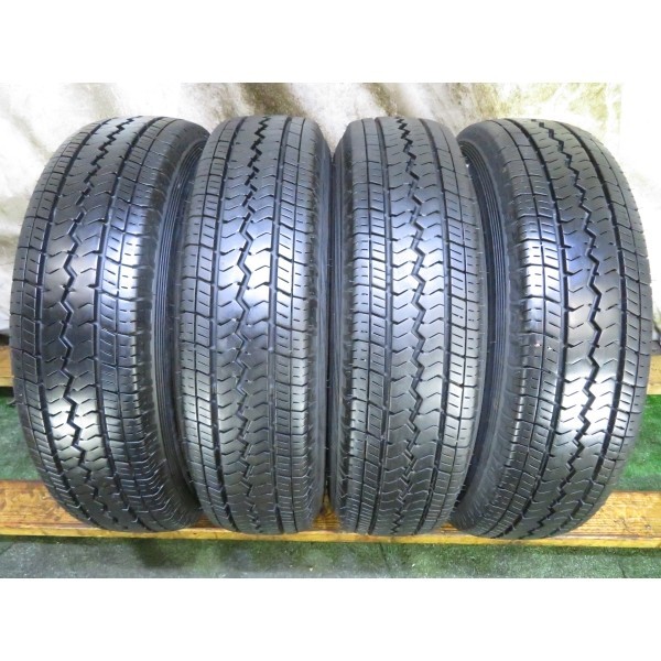 2020年製 9分山 TOYO V-02e 165R14 LT 6PR 4本/札幌市手渡し可/中古オンロードタイヤ(夏タイヤ) F_75