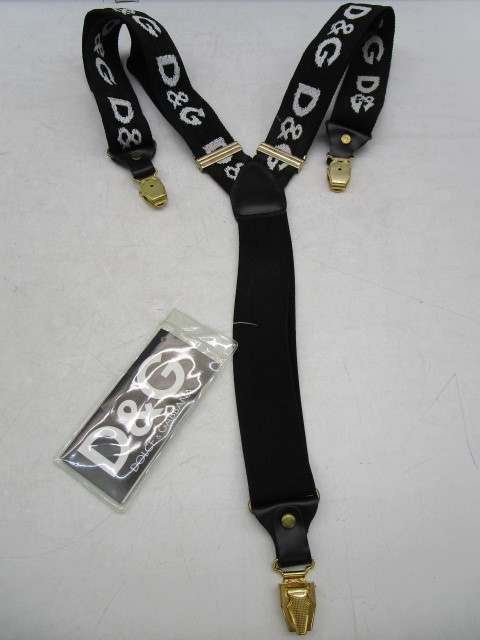美品 イタリア製 DOLCE＆GABBANA ドルチェ＆ガッバーナ DG 本革レザー