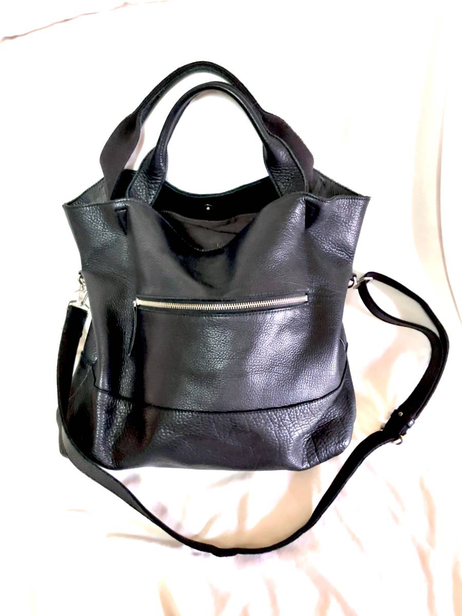 REAL MIND 本革トートバッグ レザーバッグ 2way ショルダーバッグ 日本製 レザー A4収納可 [リアルマインド]