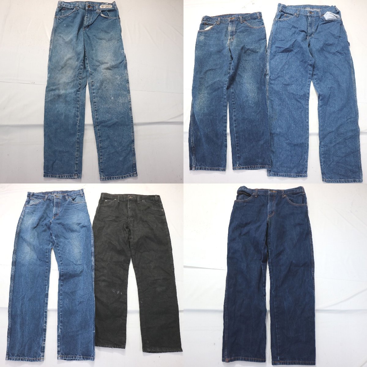 最安値，人気 ディッキーズデニムパンツ set ６ポケット ブラック 他 メンズ34/32 6枚セット まとめ売り 古着卸 1円スタート 最落なし MO6382(ボトムス)｜売買されたオークション情報、yahooの商品情報をアーカ ボトムス