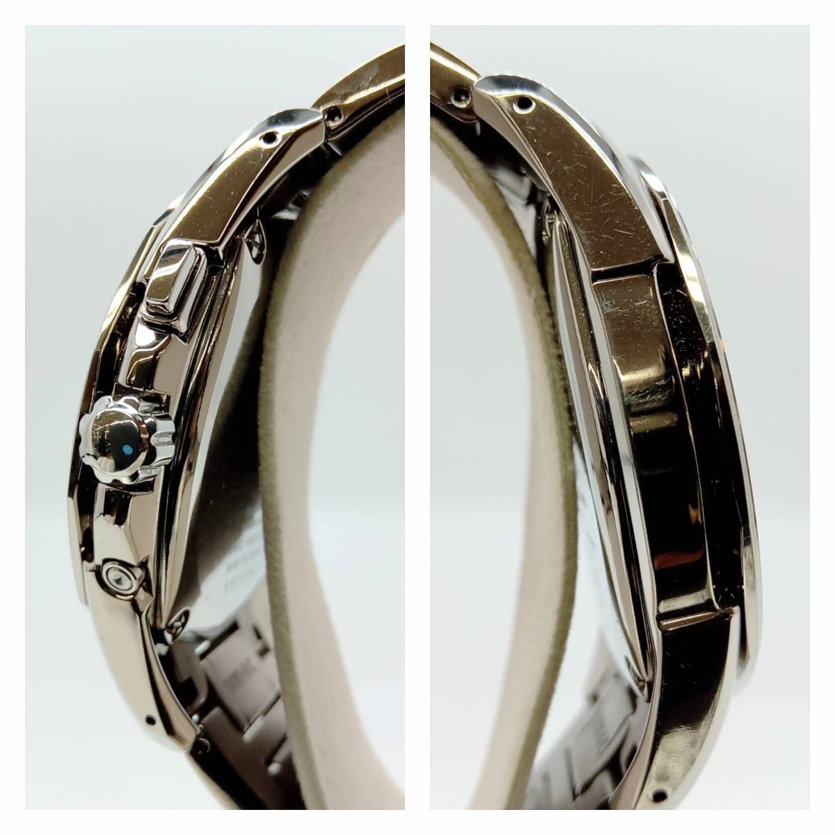 SEIKO セイコー BRIGHTZ ブライツ 7B42-0AG0 銀文字盤 チタン 電波 