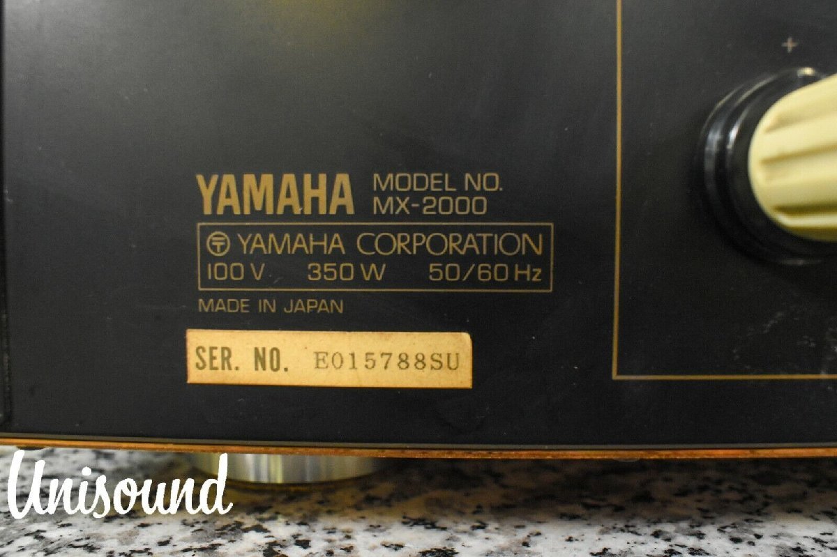 送料無料!!】YAMAHA ヤマハ MX-2000 ステレオパワーアンプ☆F(YAMAHA