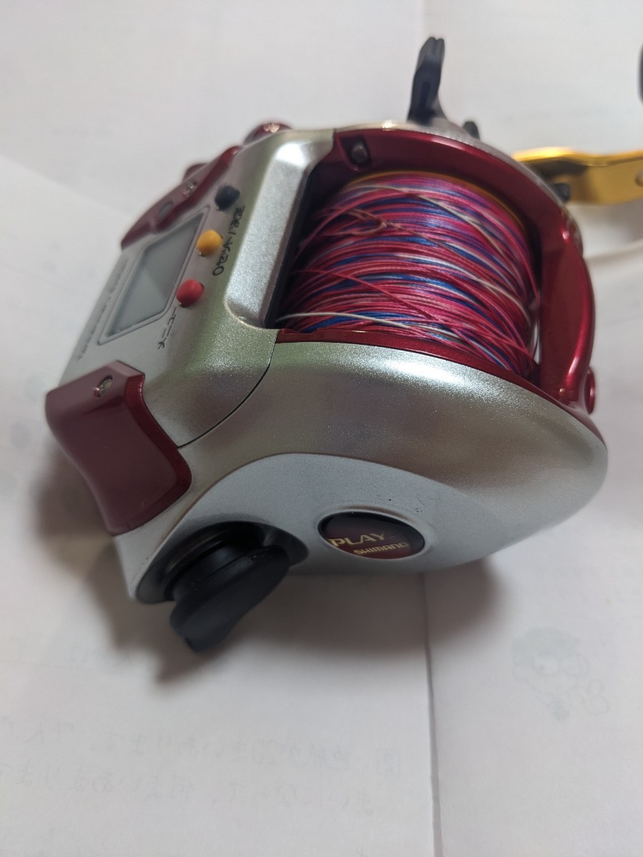 SHIMANO シマノ 3000 PLAYS TANKENMARU SYSTEM 電動 リール ☆現状品