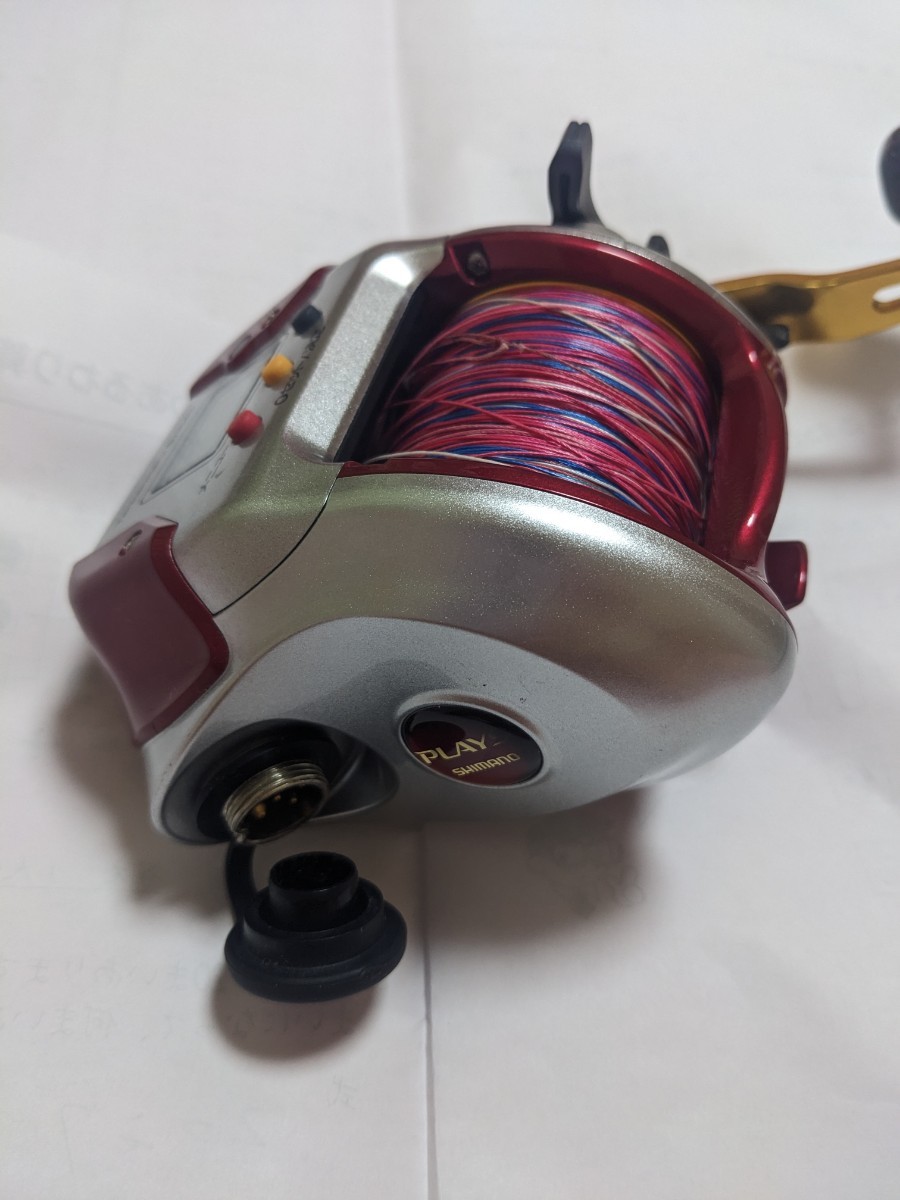 SHIMANO シマノ 3000 PLAYS TANKENMARU SYSTEM 電動 リール ☆現状品