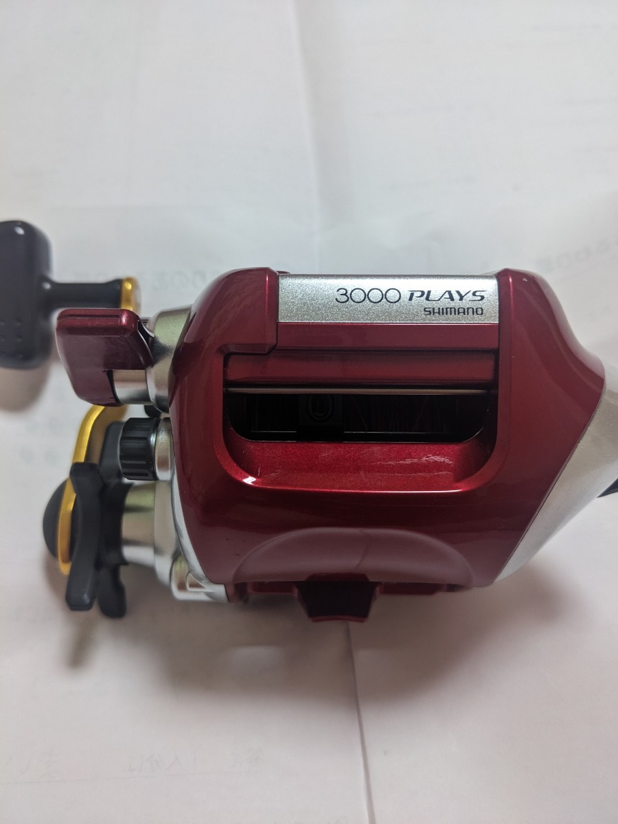 SHIMANO シマノ 3000 PLAYS TANKENMARU SYSTEM 電動 リール ☆現状品
