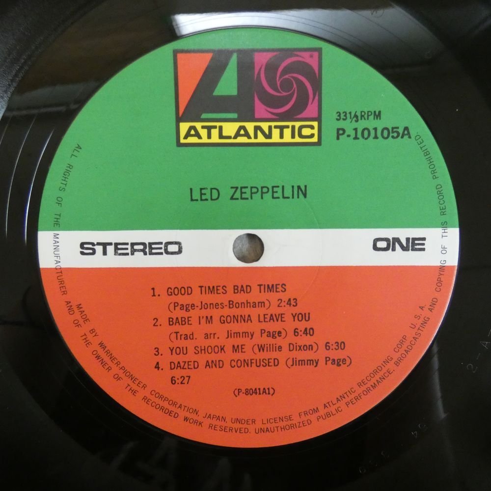 47020601;【帯付】Led Zeppelin レッド・ツェッペリン / S.T.