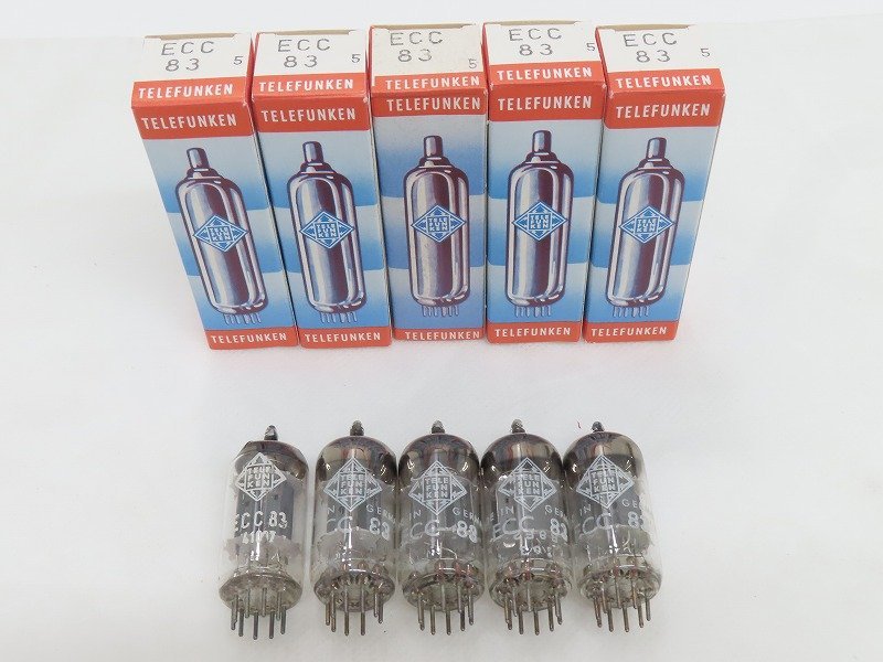 ■□TELEFUNKEN ECC83 真空管 5本 テレフンケン□■013583108m□■