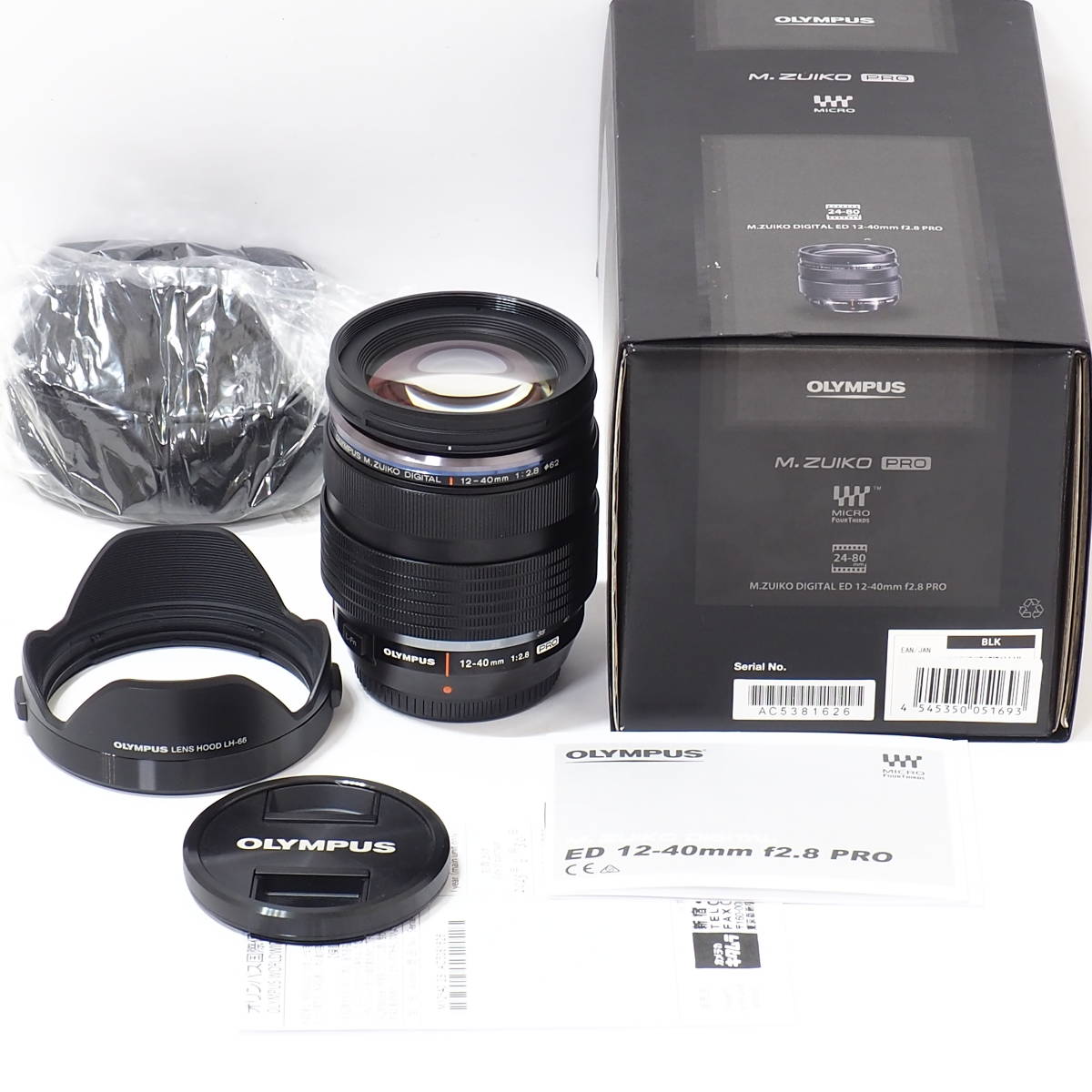 付属品完備！ オリンパス Olympus 12-40mm f 2.8 M.ZUIKO PRO OLYMPUS