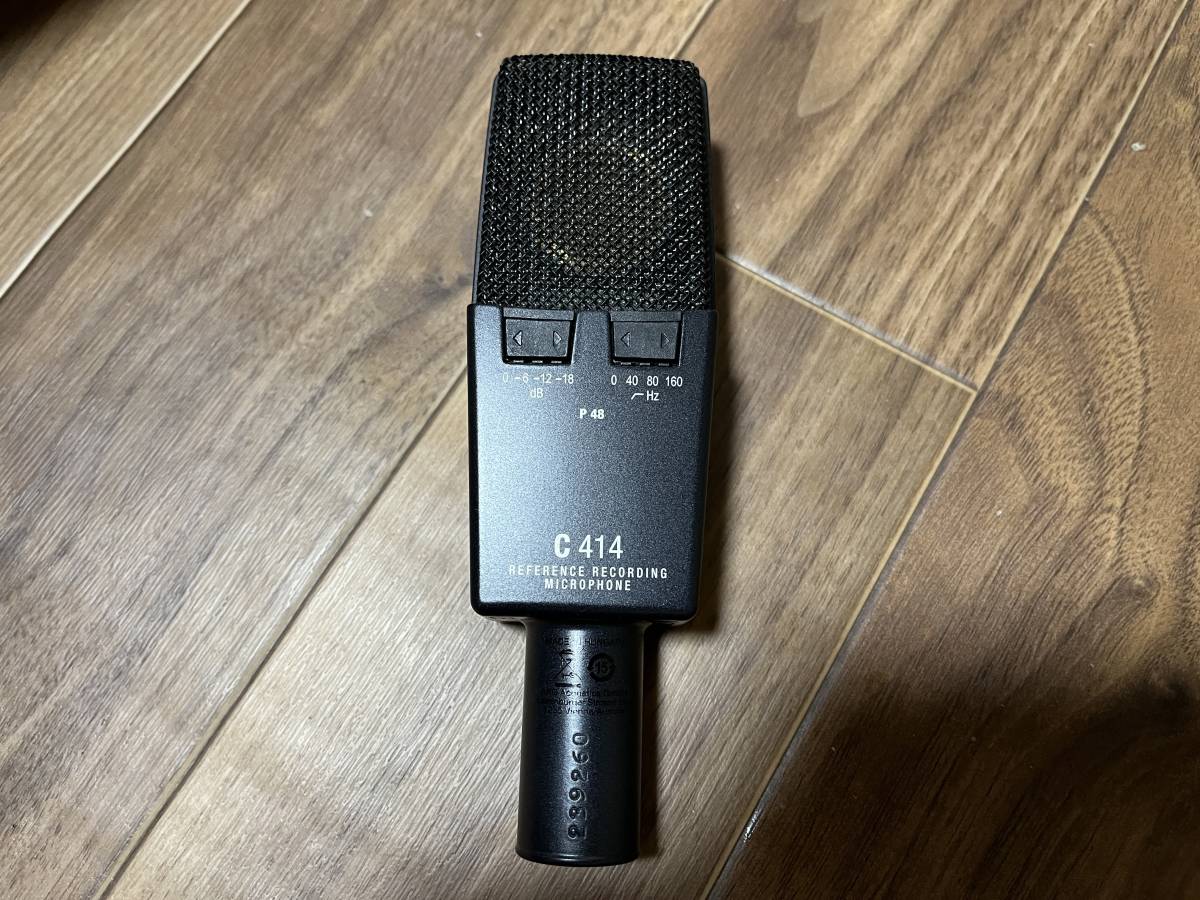美品】AKG C414 XLS アーカーゲー コンデンサーマイク ケース付 
