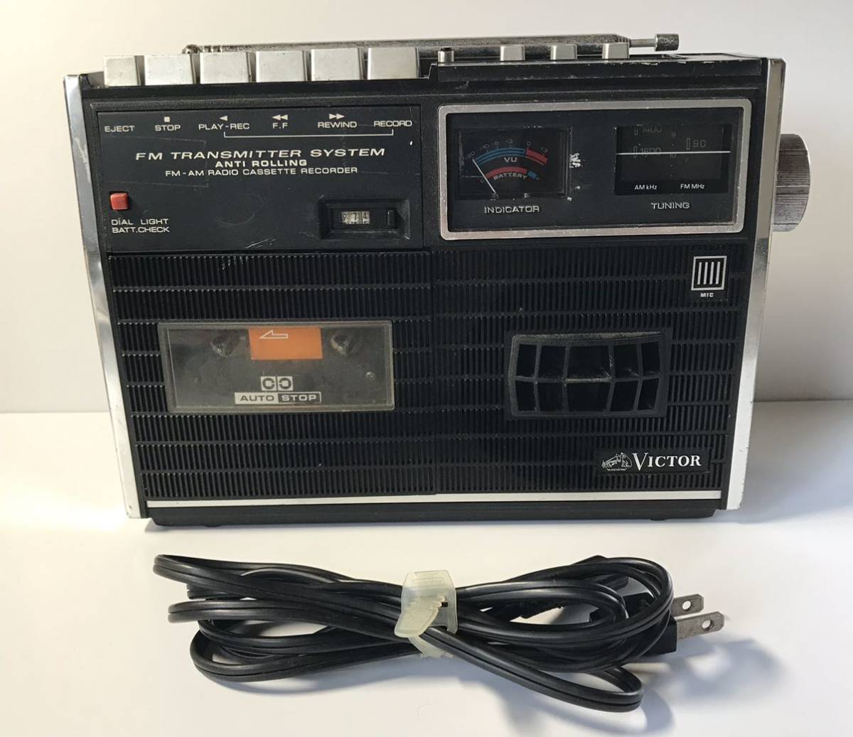 Victor RC-1000 ビクター ／小型 ラジオ カセット レコーダー