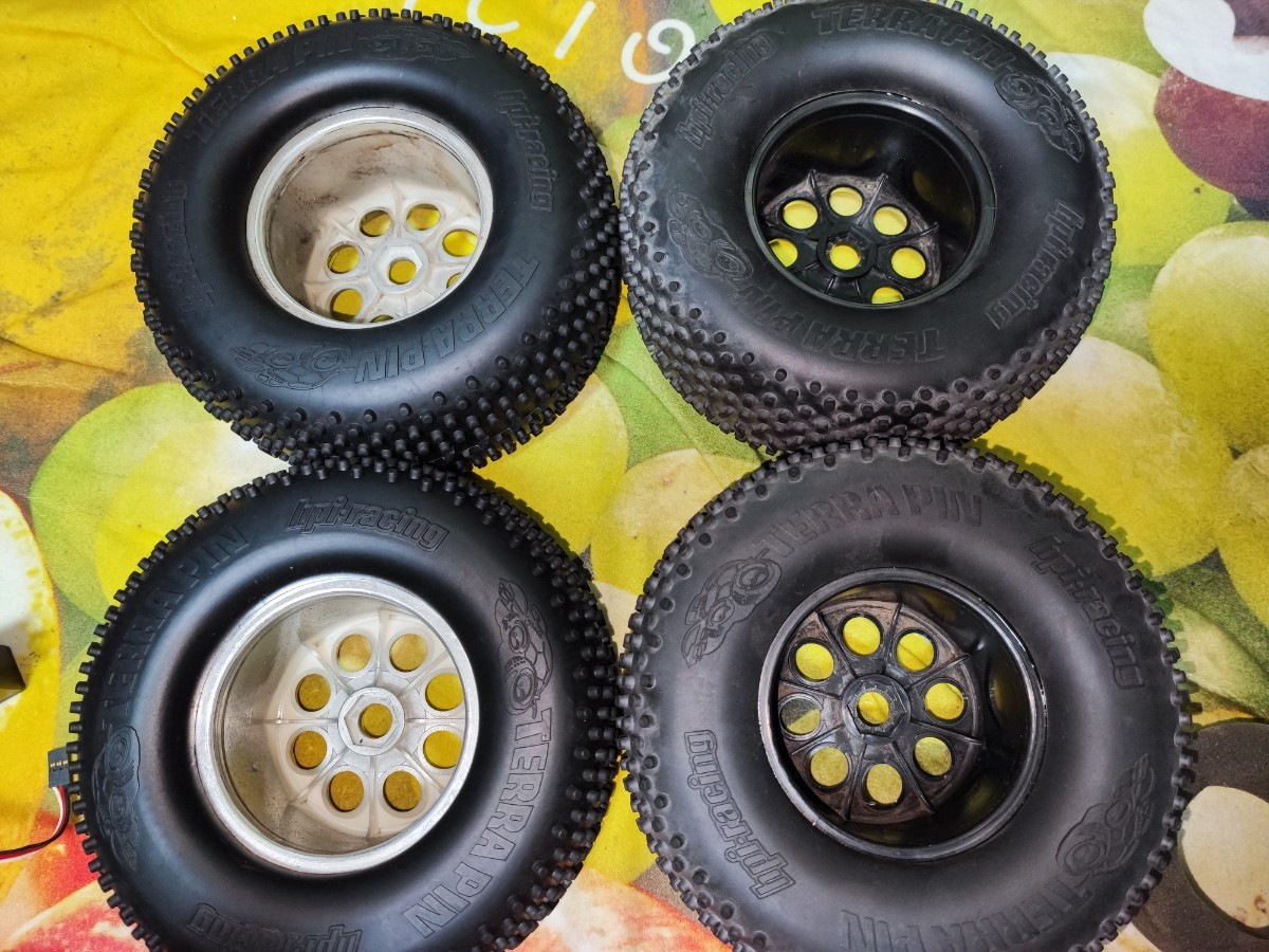 HPI HPI サベージX 17㎜ハブ用純正 タイヤ ホイール 4本 美品 サベージ