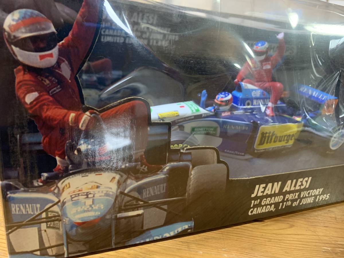 趣味撤退】レア 1/18 MINICHAMPS ミニチャンプス ライドオン J.アレジ