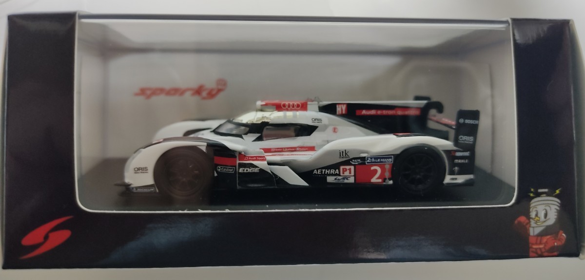 1/64 スパーク　sparky　　アウディR18 e-Torn №2　2014ル・マン優勝車　　Audi　R18 e-Torn №2 2014 LeMans Winner
