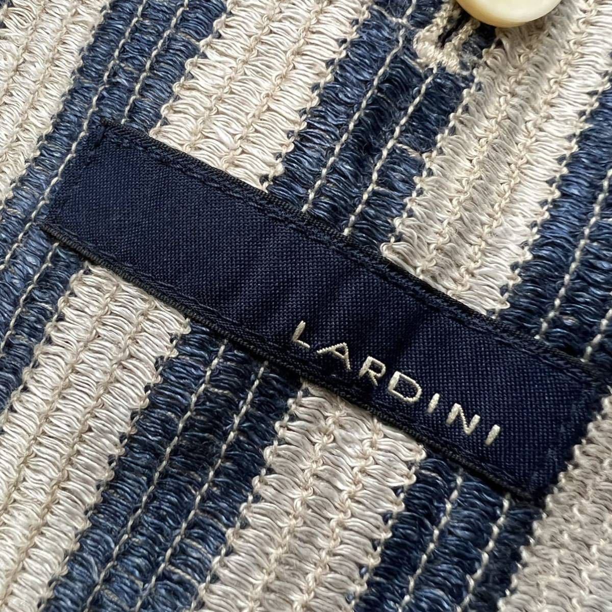 B10 ラルディーニ 【王者の風格】リネン テーラードアンコンジャケット