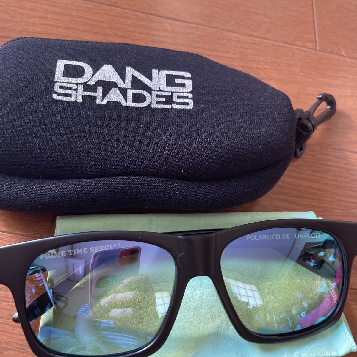 DANG SHADES LINESLACK プライムタイムスペシャル　ダブルネーム偏光グラス　中古品　レンズカラー不明