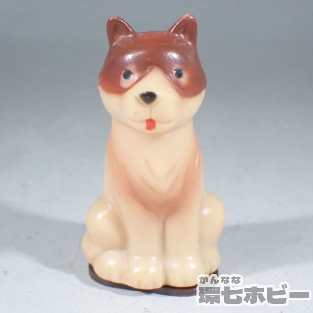 1KZ54◇当時物 パトラ フランダースの犬 パトラッシュ ソフビ 鉛筆削り