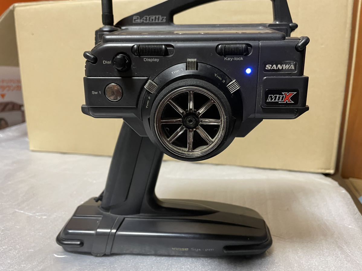 サンワ 送信機 m11x 受信機、サーボ、プロポバックセット SANWA M11X