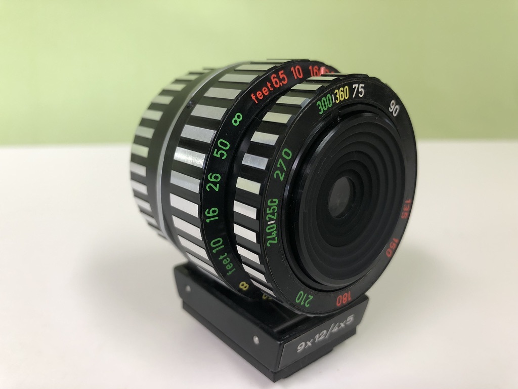リンホフ LINHOF 4×5　カメラ 距離計　連動カム 240mm用 リンホフ 4X5カメラ用 マルチフォーカス ビューファインダー きれい