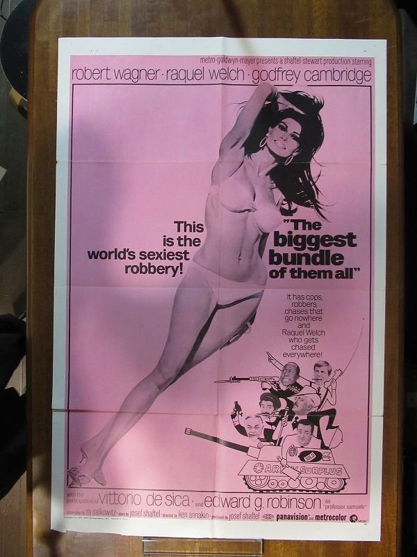 OB707/US版1sh 映画ポスター【 The Biggest Bundle of them All 】（大泥棒）監督 ケン・アナキン/ORG 68/33