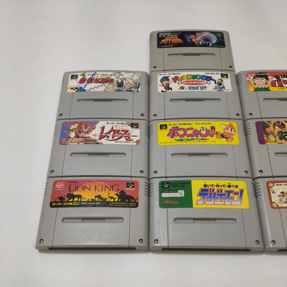 SFC スーパーファミコン ソフト 10点セット ポコニャン/ドレミ 