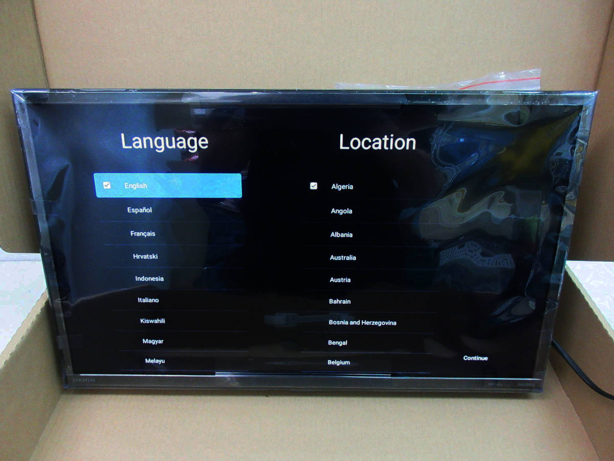 ORION（オリオン） 24V型 チューナーレス スマートテレビ（android tv