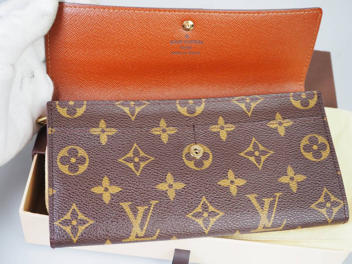 極美品 ルイヴィトン ダミエ ポルトモネクレディ 長財布