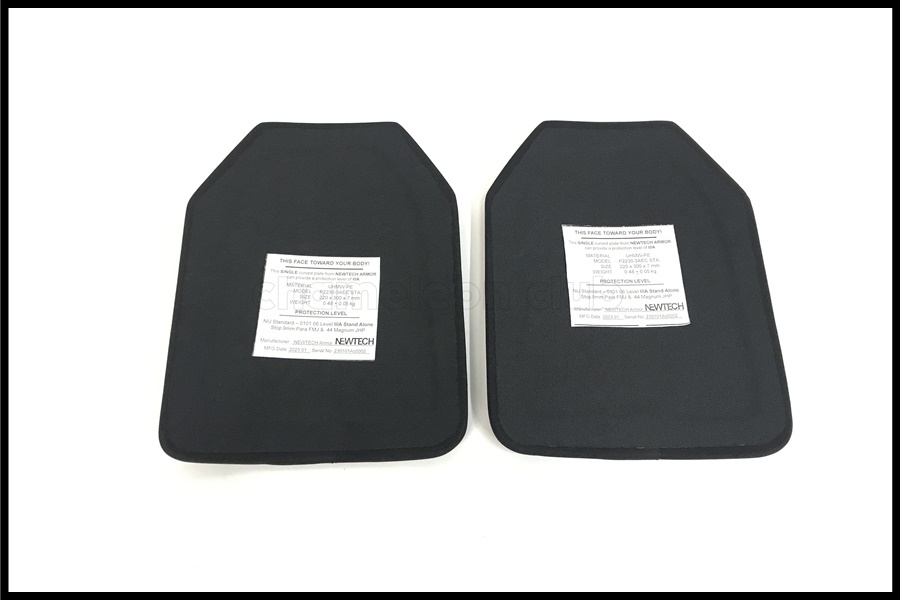 NIJ IV レベル4 防弾プレート SAPI Sサイズ 2枚 NewtechNIJ IV