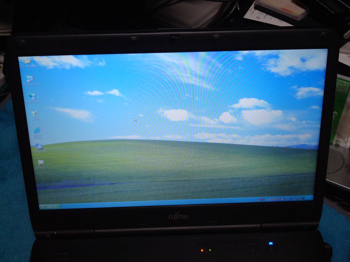 Windows XP Intel 900 2.20GHz メモリ2GB HD160GB FUJITSU 15.6インチ