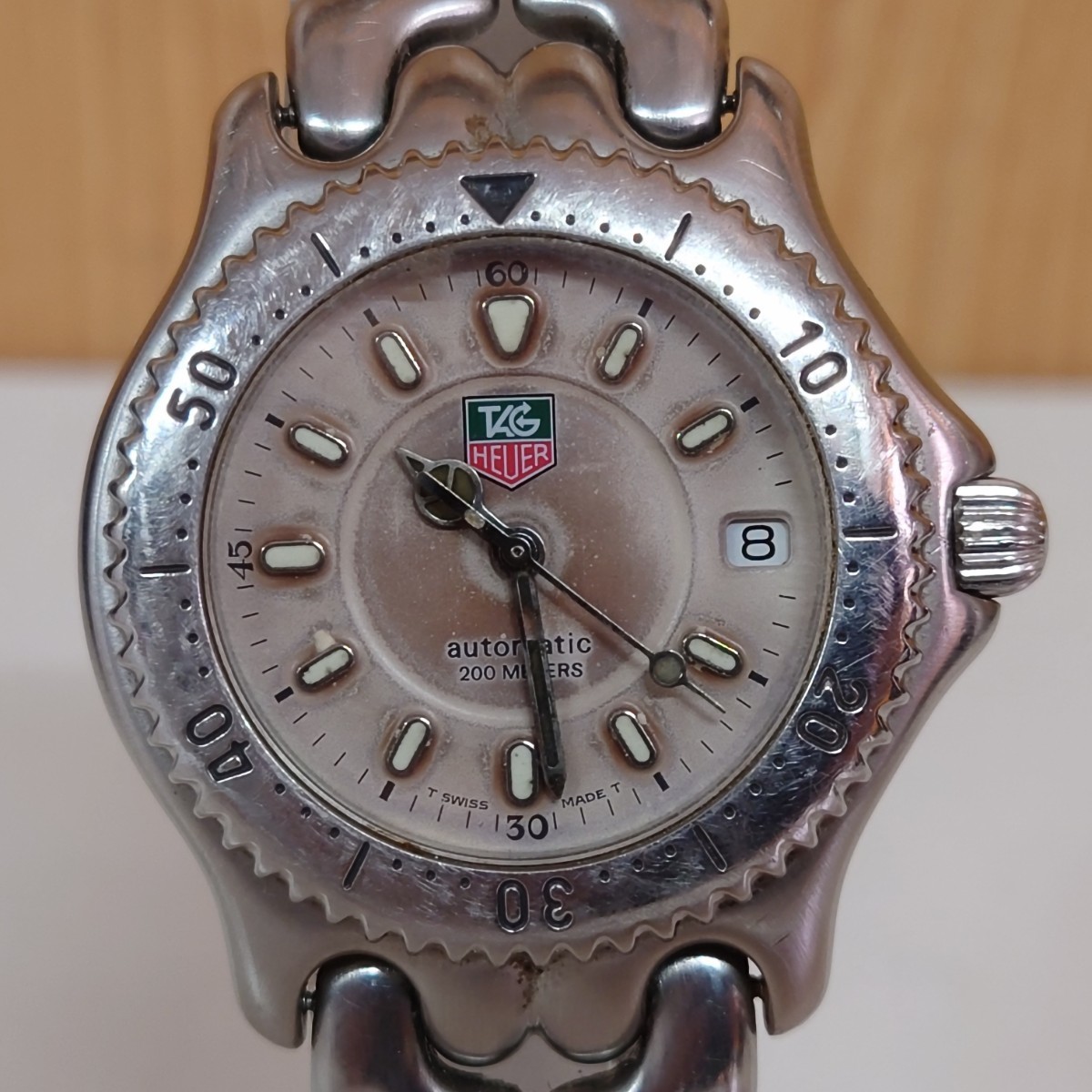 1円~【実動】タグホイヤー TAG HEUER automatic 200METERS S89.706 