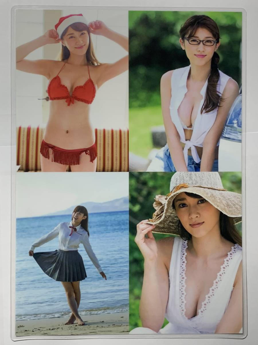 厚手ラミネート加工】原幹恵 水着 雑誌切り抜き 7ページ キスカ 