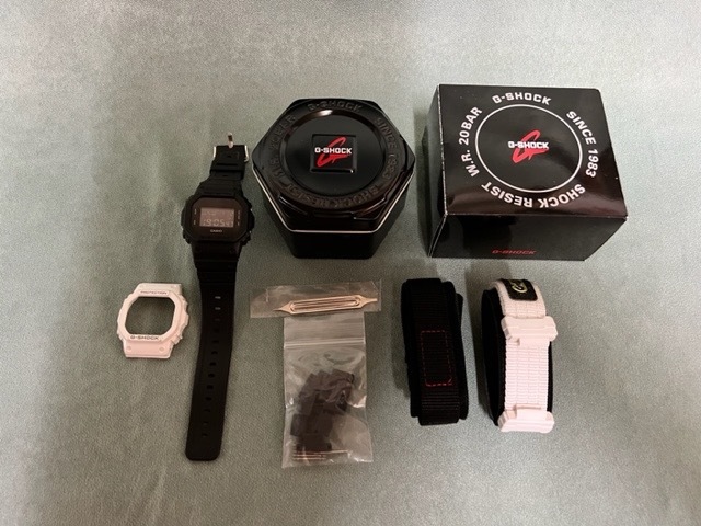 お買い得セット　CACIO G-SHOCK DW-5750E-1 オールブラックモデル