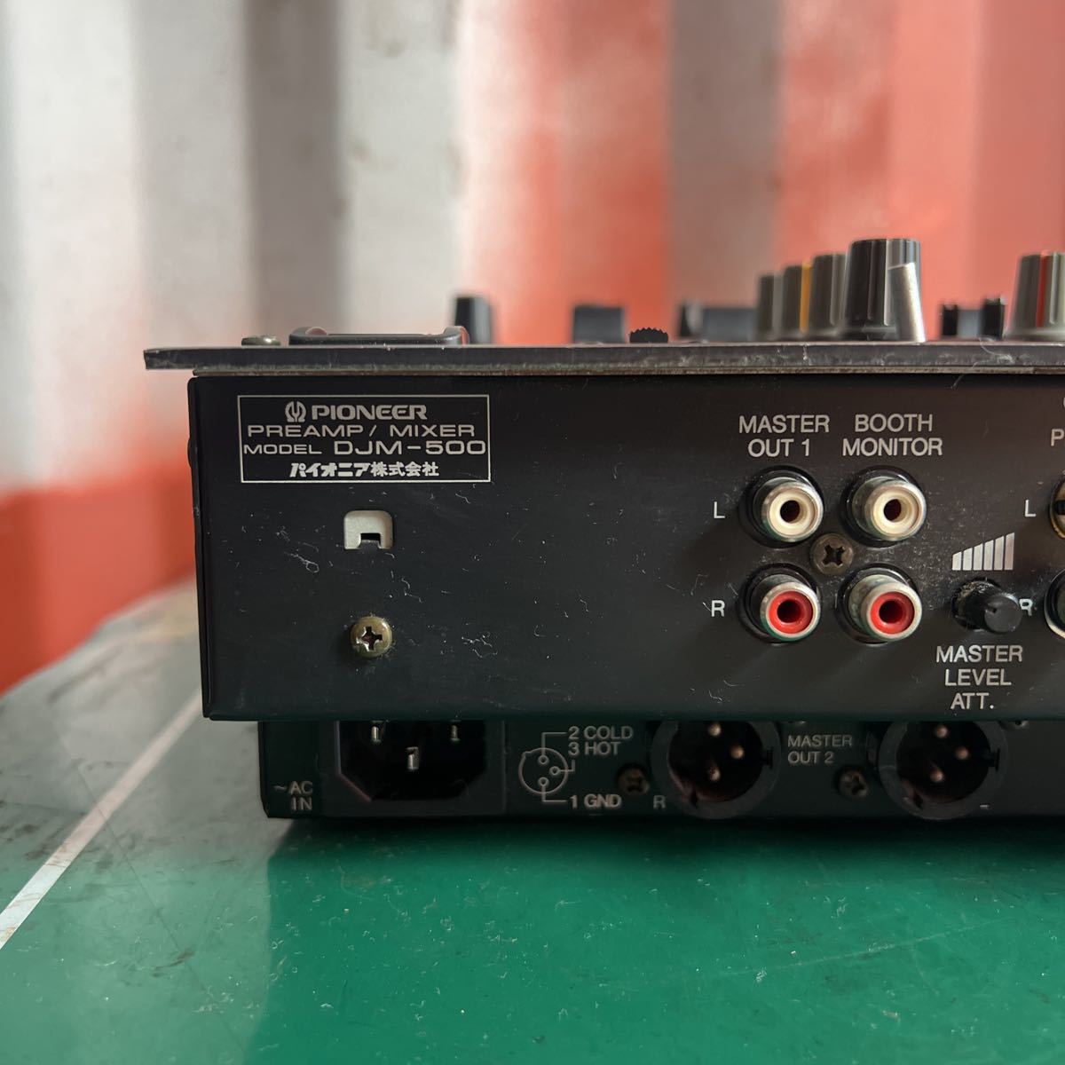 A011. Pioneer パイオニアDJ DJミキサー 型番: DJM-500. ジャンク