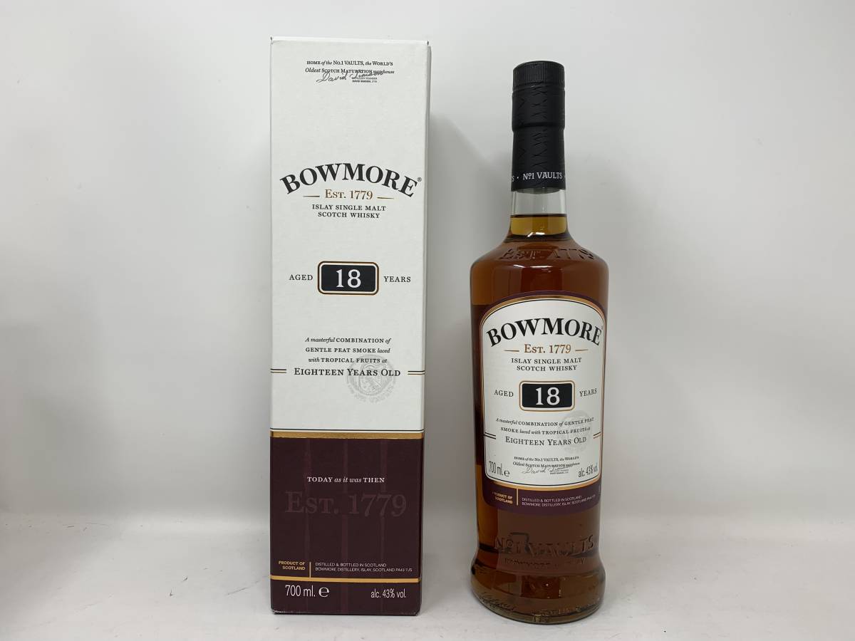 未開栓】ボウモア BOWMORE 18年 700ml 43% シングルモルト ウイスキー