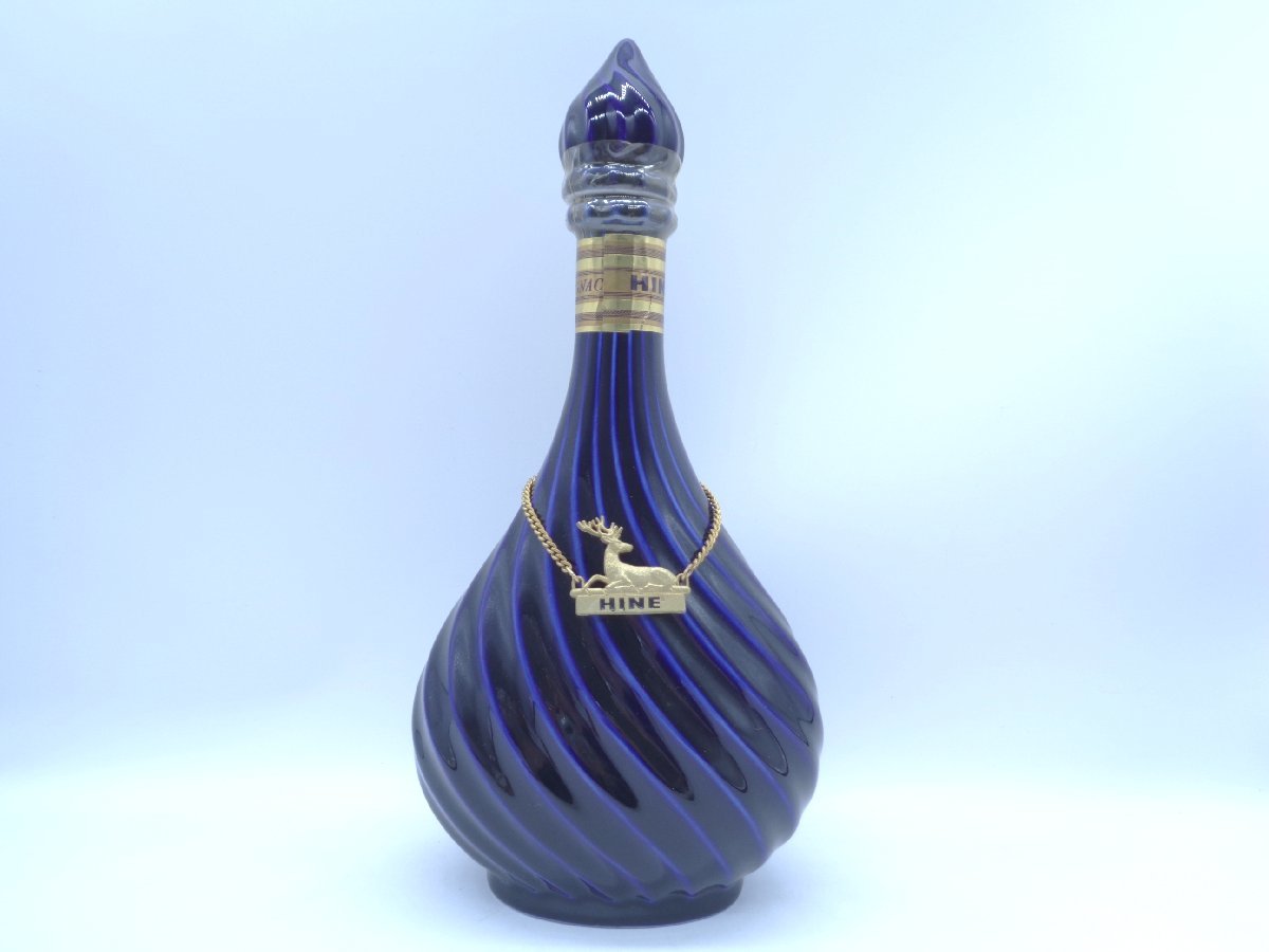 XO HINE ハイン 青鹿 c 未 HINE XO ハイン 陶器ボトル 青 コニャック