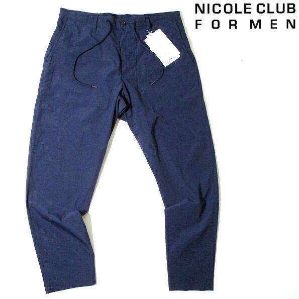 新品▽ ニコル 春夏 軽量 イージーパンツ 紺 ネイビー 速乾 NICOLE 