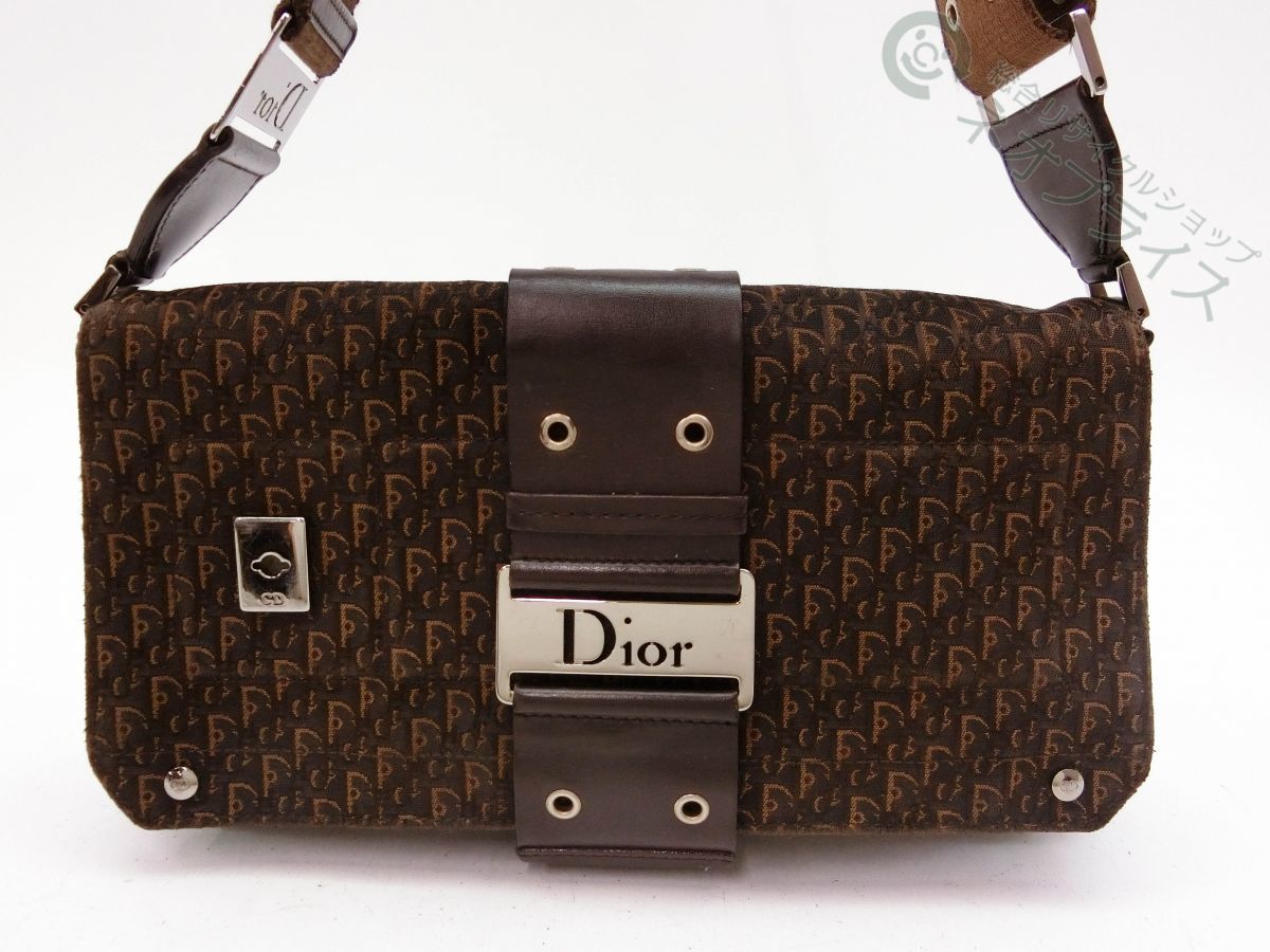 ◆S7640 Dior ディオール ストリートシック トロッター柄 ショルダー バッグ