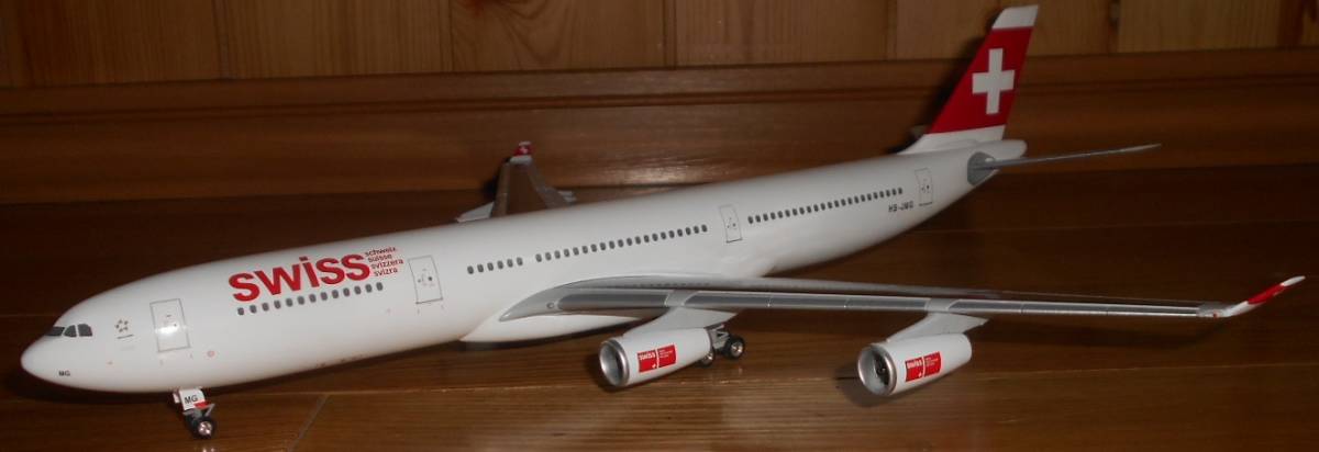Herpa 1/200 A340-300 スイス航空 SNAP FIT A340-300 Herpa 1⁄200 611336-001 snap-fit スイス Herpa 1/200 スイス航空