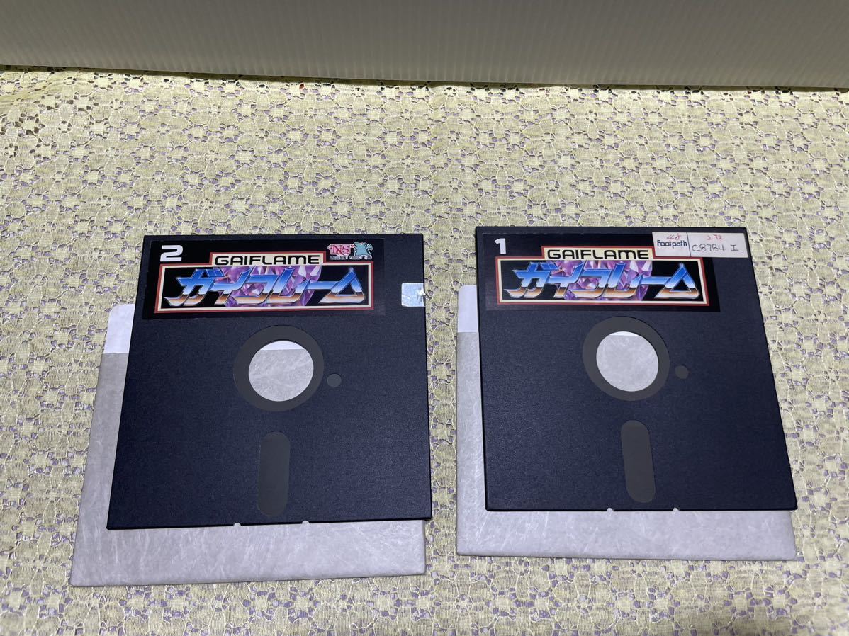 ガイフレーム PC-8801 5インチ ゲームソフト 2枚組 動作未確認の入札 