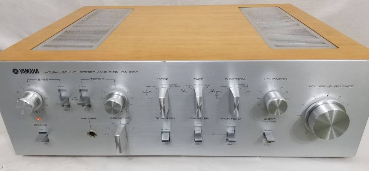 整備動作品 YAMAHA プリメインアンプ CA-1000