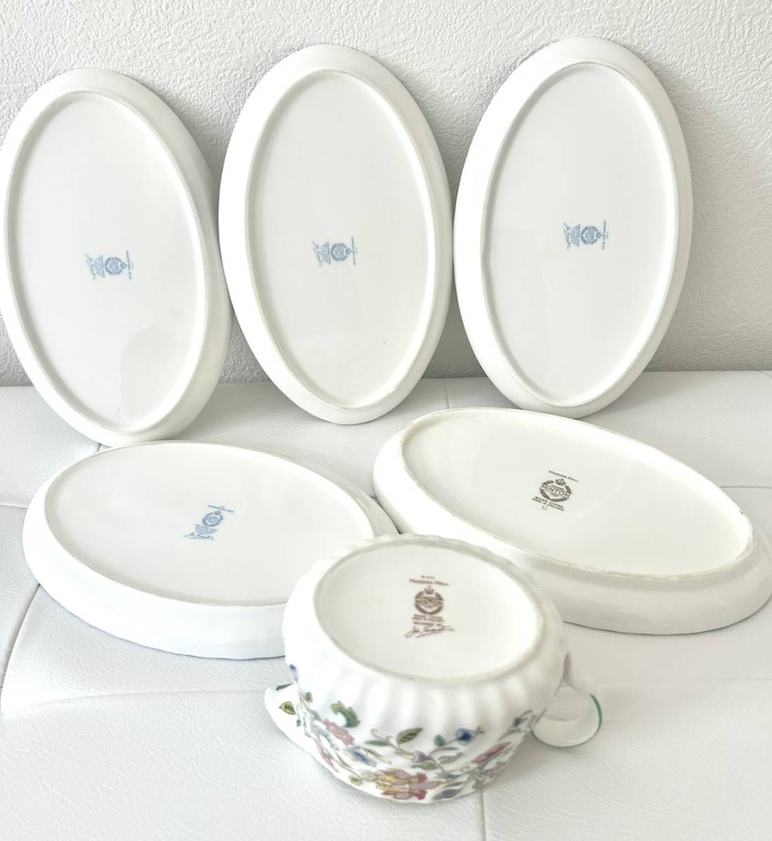ミントン Minton 英国製 ハドンホール ブルー B&Bプレート ミントン Minton 英国製 ハドンホール ブルー B&Bプレート